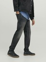 Jack & Jones Černé pánské straight fit džíny Jack & Jones Mike