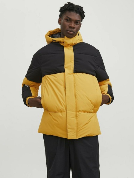 Jack & Jones Žlutá pánská zimní bunda Jack & Jones Force
