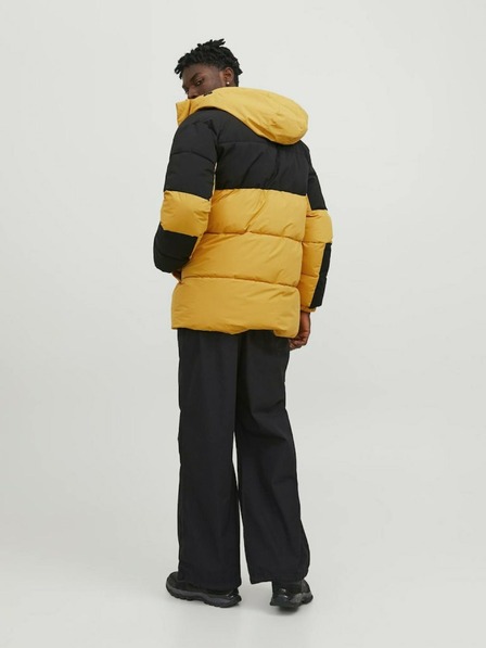 Jack & Jones Žlutá pánská zimní bunda Jack & Jones Force