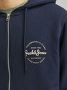 Jack & Jones Tmavě modrá pánská mikina na zip s kapucí Jack & Jones Forest