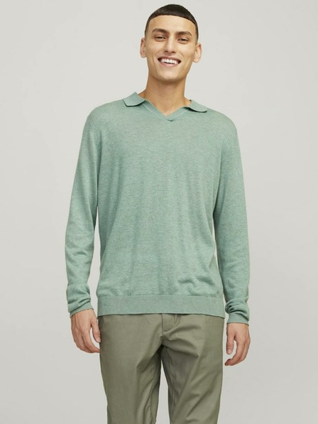 Jack & Jones Zelený pánský svetr Jack & Jones Cigor