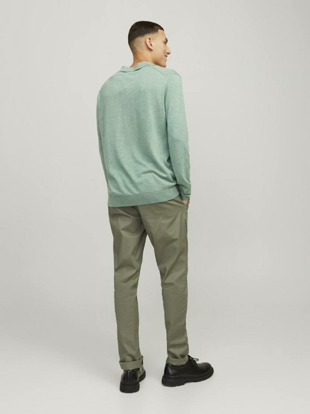 Jack & Jones Zelený pánský svetr Jack & Jones Cigor