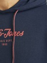 Jack & Jones Tmavě modrá pánská mikina s kapucí Jack & Jones Henry