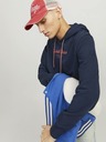 Jack & Jones Tmavě modrá pánská mikina s kapucí Jack & Jones Henry