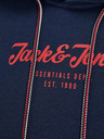Jack & Jones Tmavě modrá pánská mikina s kapucí Jack & Jones Henry