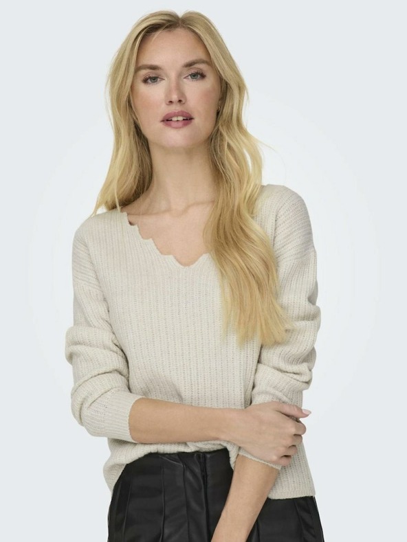 ONLY Krémový dámský svetr ONLY Gabriel