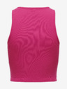 ONLY Tmavě růžové dámské crop top tílko ONLY Belia