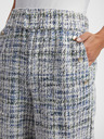 Orsay Modro-krémové dámské tvídové culottes ORSAY
