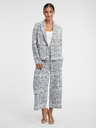 Orsay Modro-krémové dámské tvídové culottes ORSAY