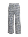 Orsay Modro-krémové dámské tvídové culottes ORSAY