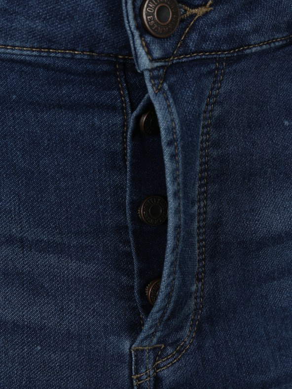 ONLY & SONS Modré slim džíny s vyšisovaným efektem ONLY & SONS Loom