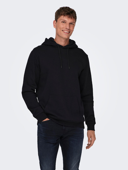 ONLY & SONS Černá mikina ONLY & SONS Ceres