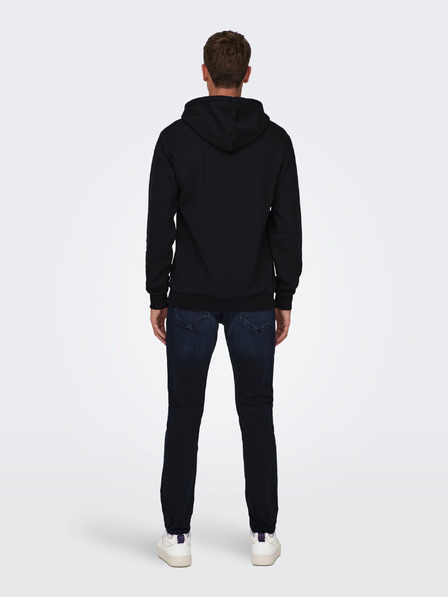 ONLY & SONS Černá mikina ONLY & SONS Ceres