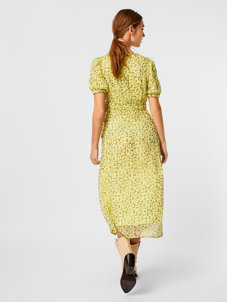 AWARE by VERO MODA Zelené květované zavinovací maxišaty AWARE by VERO MODA Ofelia