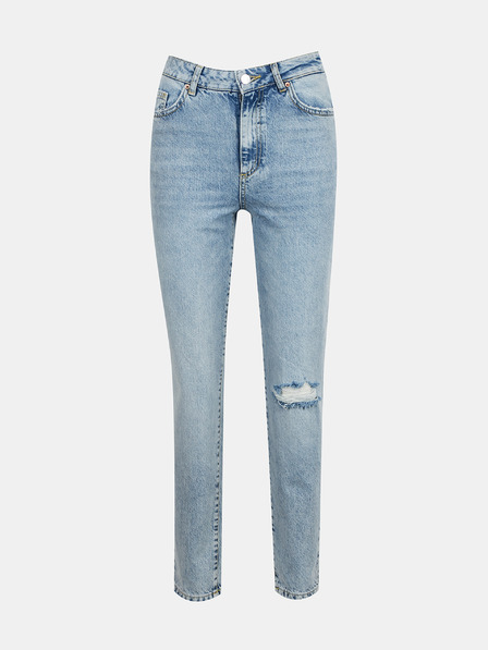 AWARE by VERO MODA Světle modré straight fit džíny AWARE by VERO MODA Nadine