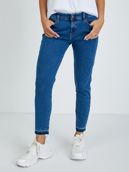 Diesel Modré dámské zkrácené slim fit džíny Diesel
