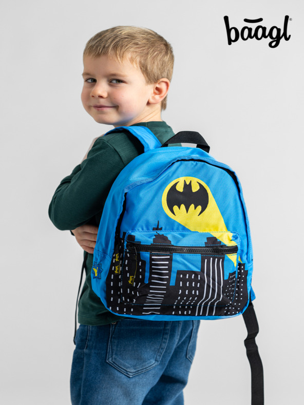 BAAGL  Modrý předškolní batoh aagl Batman