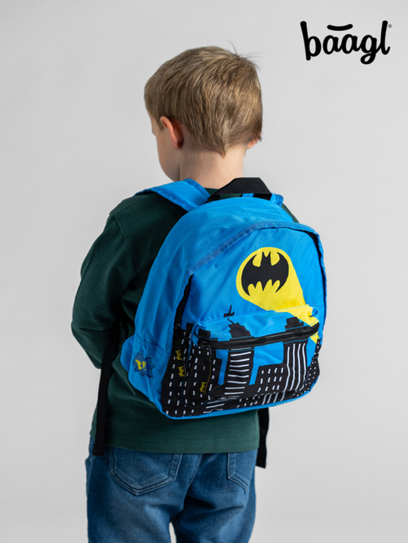 BAAGL  Modrý předškolní batoh aagl Batman