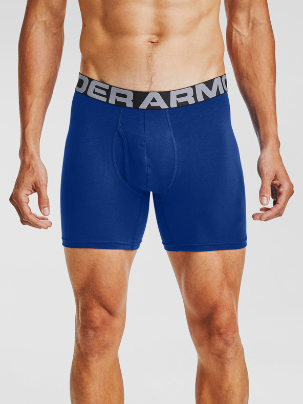 Under Armour Pánské boxerky Under Armour UA Charged Cotton 6in (3ks)