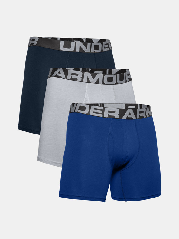 Under Armour Pánské boxerky Under Armour UA Charged Cotton 6in (3ks)