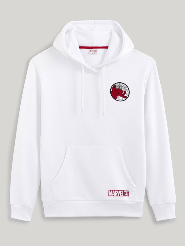 Celio Bílá pánská mikina Celio Lvespidsw