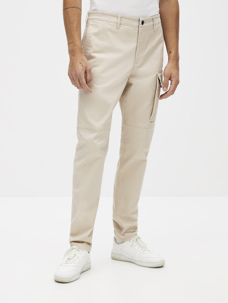 Celio Béžové kalhoty Celio Sokargo