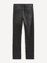 Celio Černé straight fit džíny Celio Voblack5