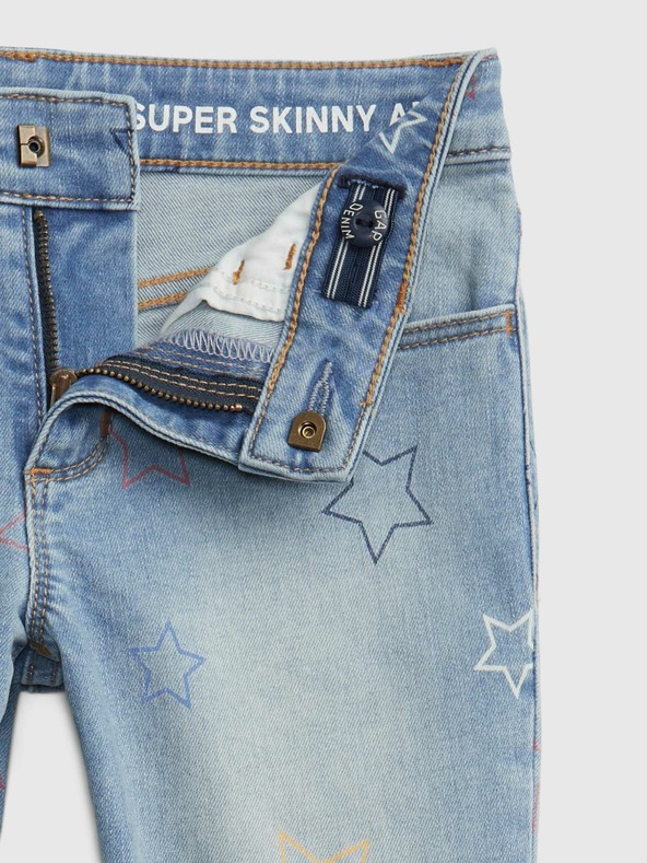 GAP Dětské skinny džíny hvězdy GAP