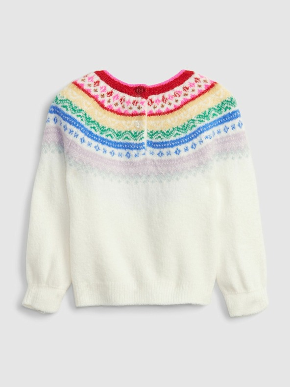 GAP Baby pletený svetr se vzorem GAP