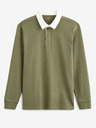 Celio Zelené pánské polo tričko Celio Vemix