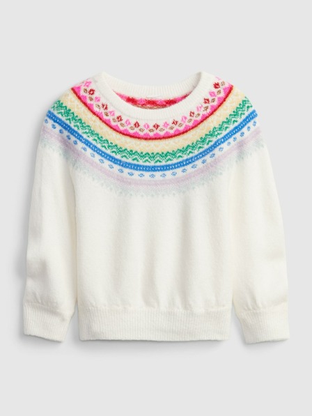 GAP Baby pletený svetr se vzorem GAP