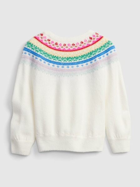 GAP Baby pletený svetr se vzorem GAP