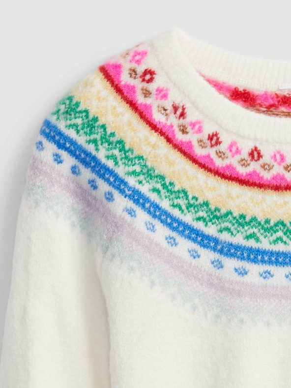 GAP Baby pletený svetr se vzorem GAP