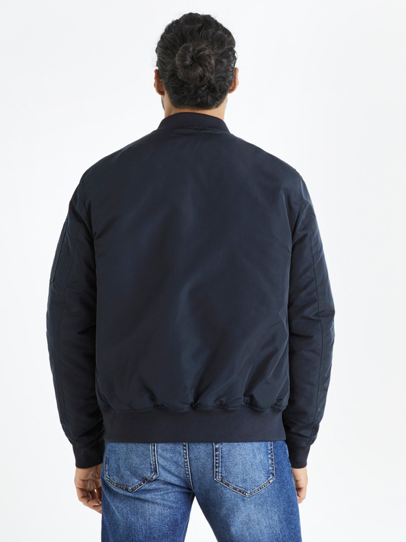 Celio Tmavě modrá pánská bunda Celio Bujames