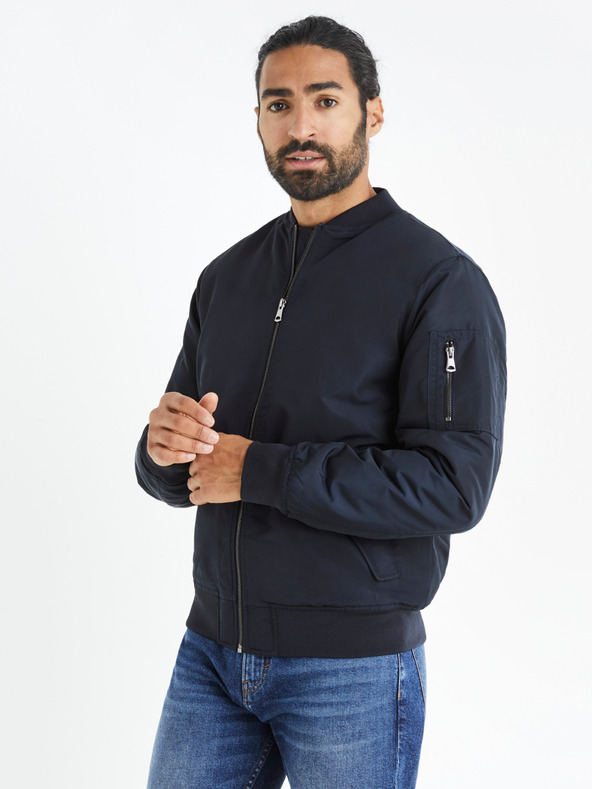 Celio Tmavě modrá pánská bunda Celio Bujames