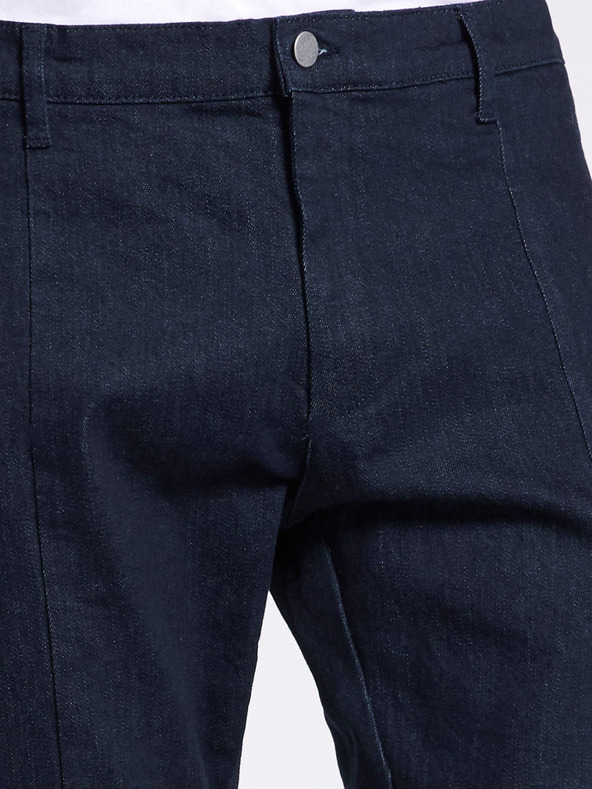Celio Tmavě modré pánské slim fit džíny s pruhem Celio C25