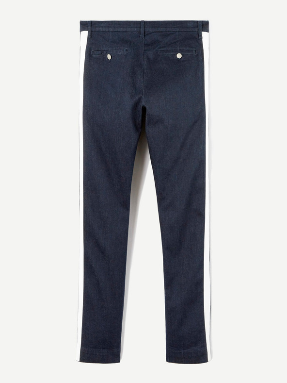 Celio Tmavě modré pánské slim fit džíny s pruhem Celio C25