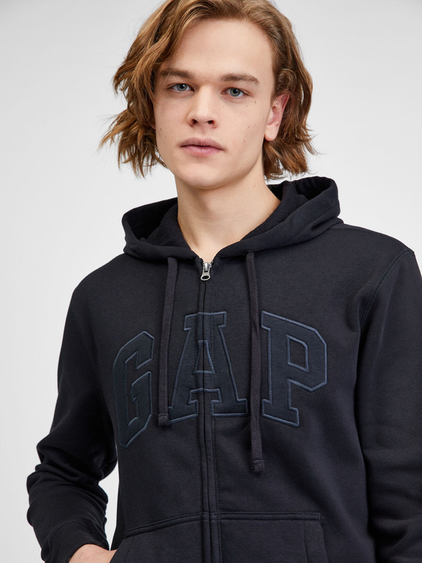 GAP Mikina na zip s logem GAP