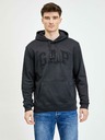GAP Fleece mikina s kapucí a logem GAP