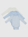 GAP Baby body s dlouhým rukávem, 3 ks GAP