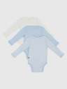GAP Baby body s dlouhým rukávem, 3 ks GAP