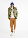 Celio Hnědé pánské kalhoty Celio Voyage