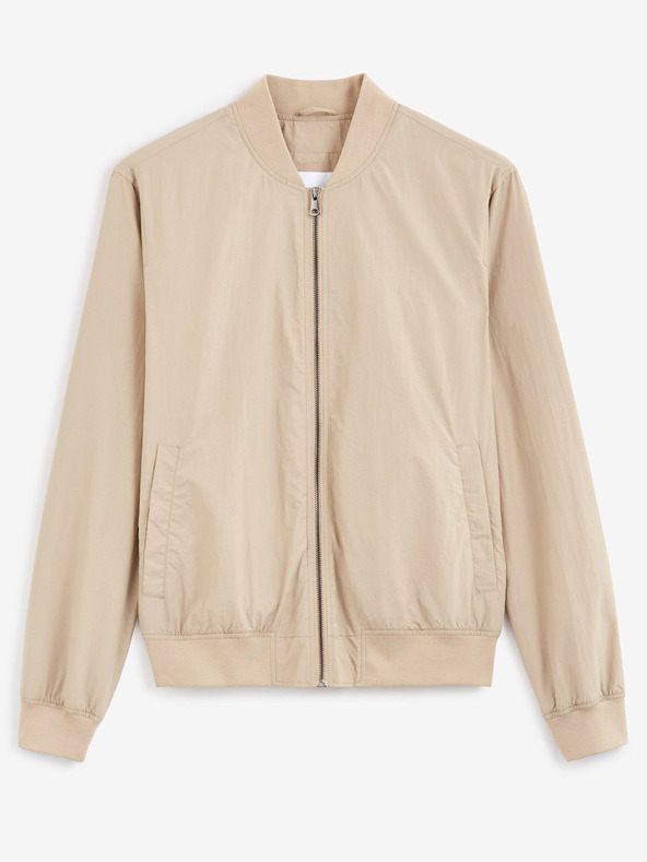 Celio Béžový pánský bomber Celio Cubluz