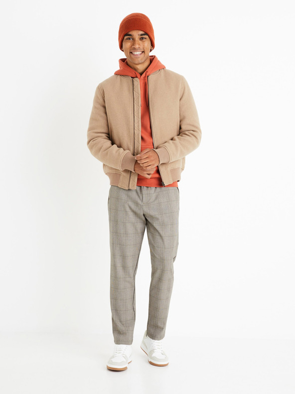 Celio Béžový pánský bomber Celio Cubeauty