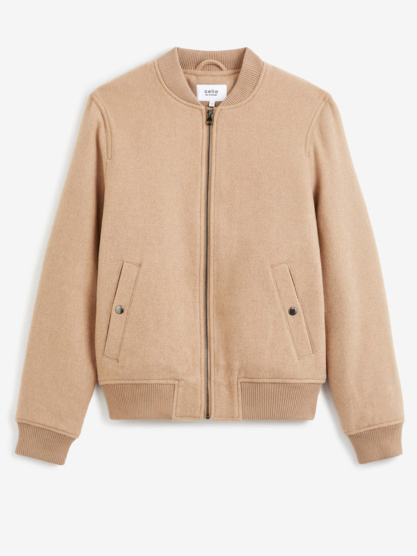 Celio Béžový pánský bomber Celio Cubeauty
