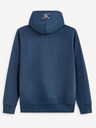 Celio Modrá pánská mikina s kapucí Celio One Piece