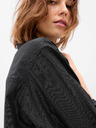 GAP Košile s metalickou nití oversize GAP
