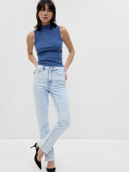 GAP Džíny High Rise Slim Vintage Split-Hem GAP