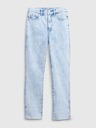 GAP Džíny High Rise Slim Vintage Split-Hem GAP