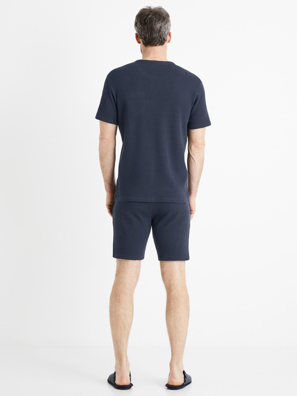 Celio Tmavě modré pánské pyžamo Celio Digaufre